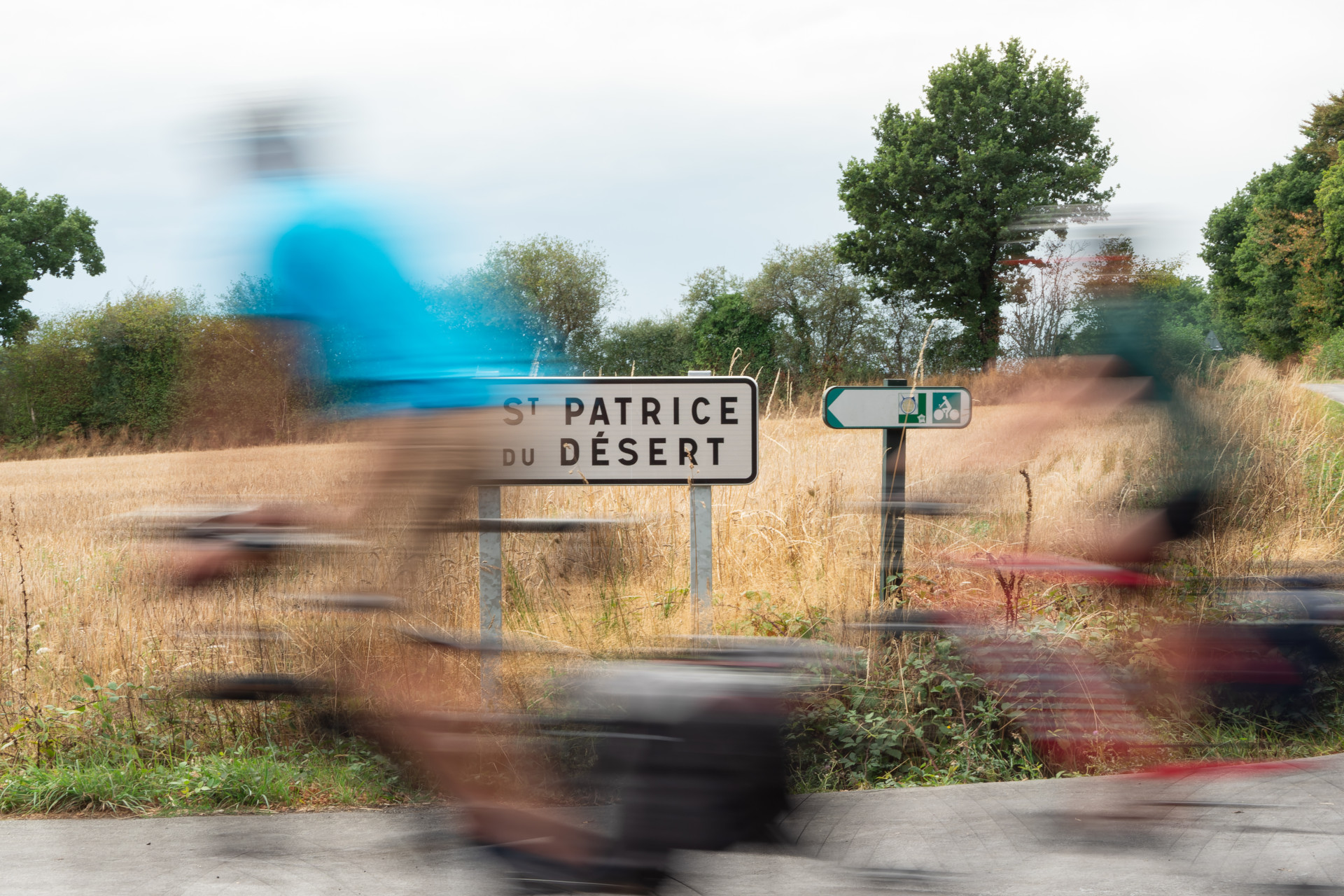 Signalétique sur la Véloscénie