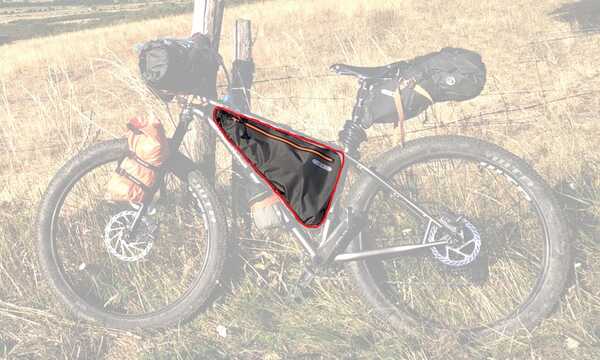 Sacoche de cadre bikepacking