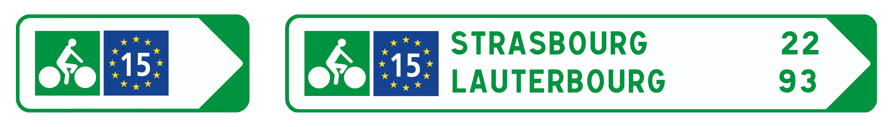 Balisage Euroevelo 15 en France