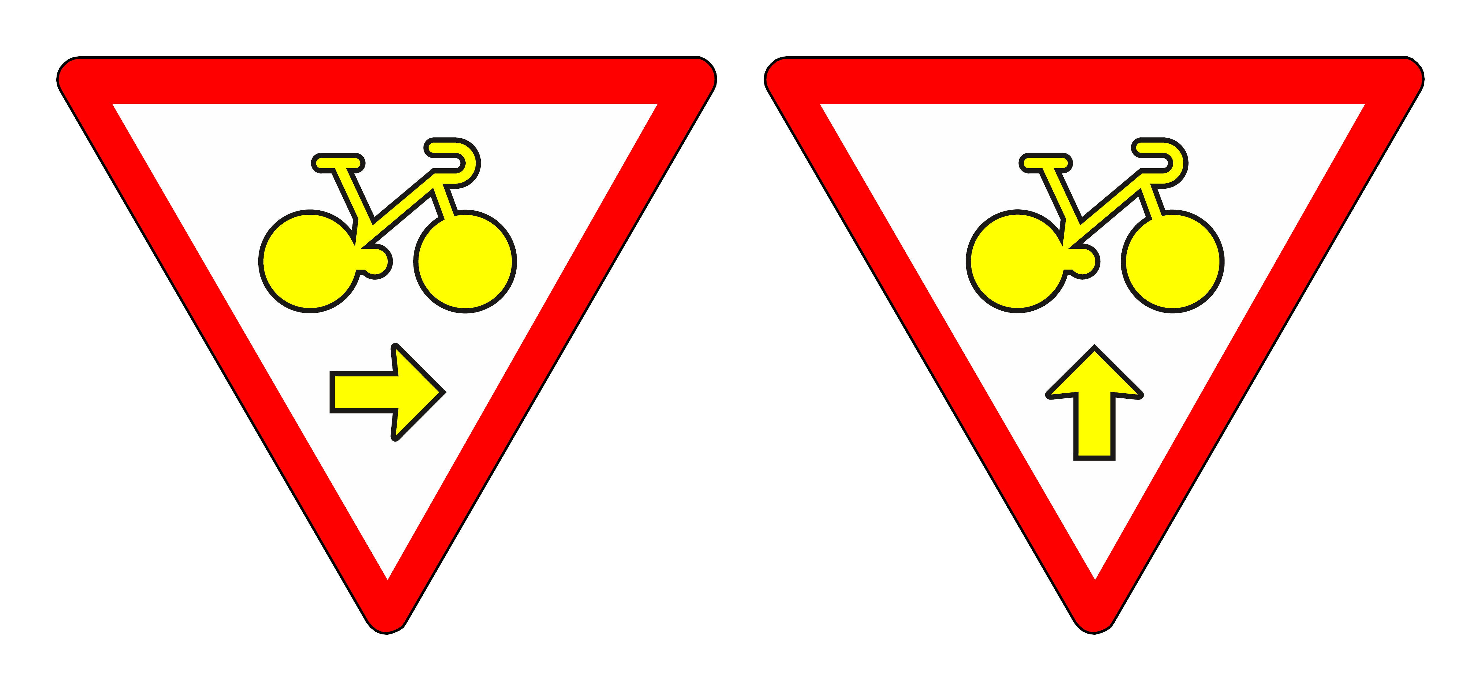 piste ou bande obligatoire pour les cycles