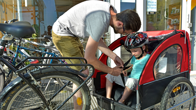 Le casque de vélo pour les enfants