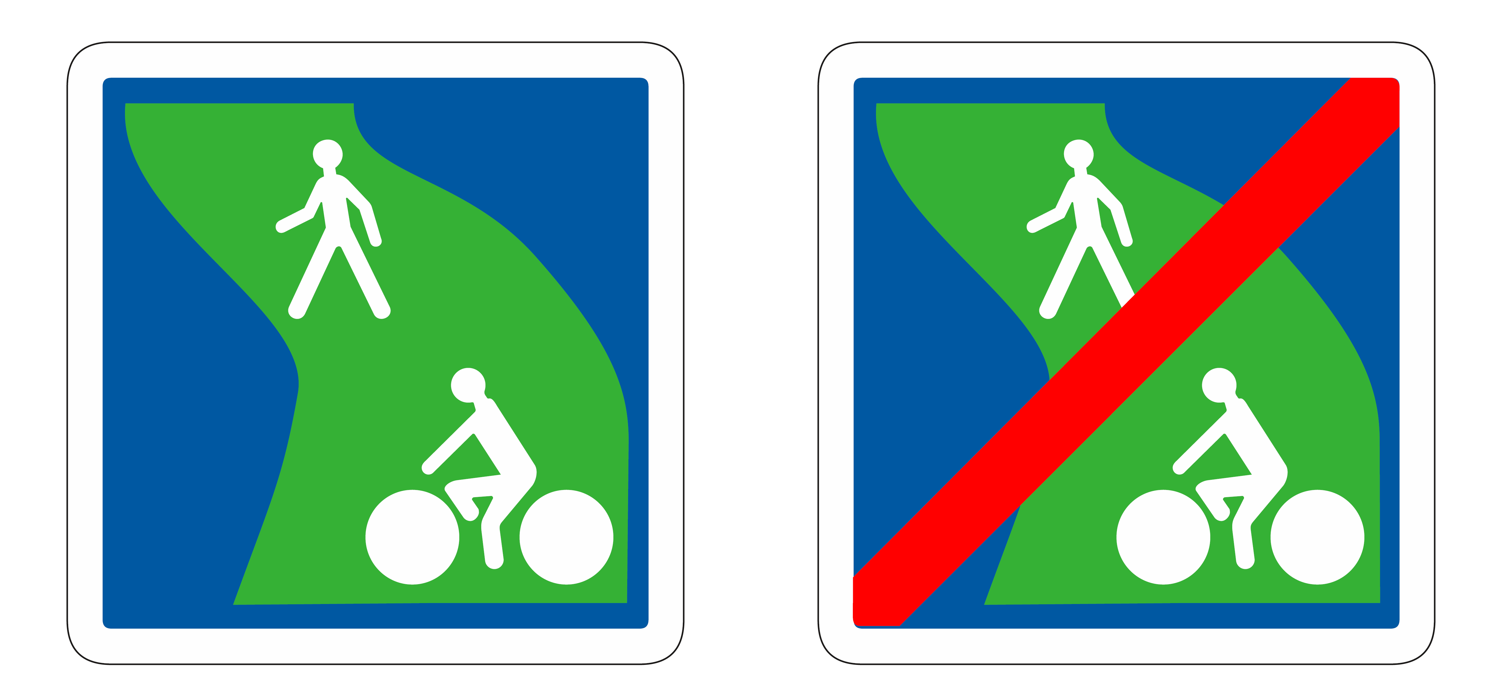 piste ou bande obligatoire pour les cycles