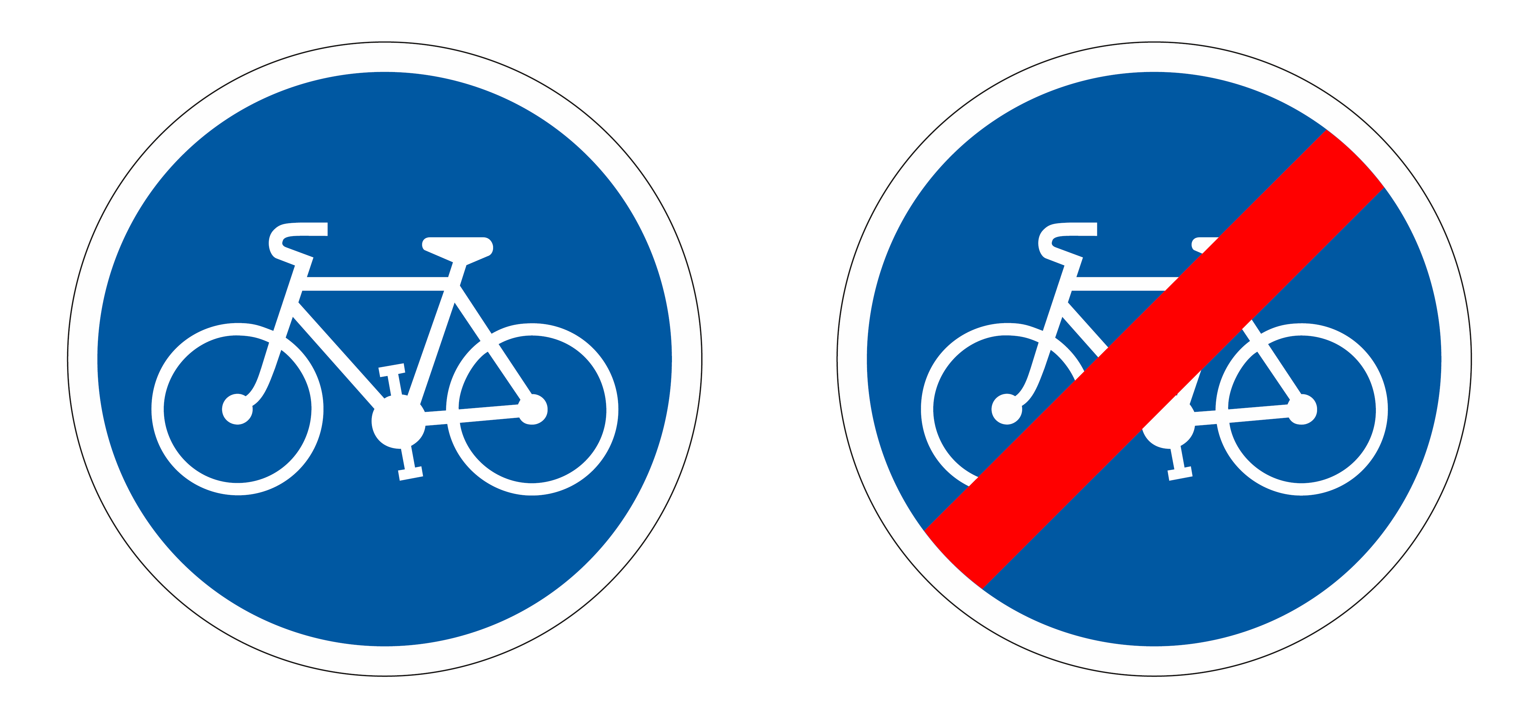 piste ou bande obligatoire pour les cycles