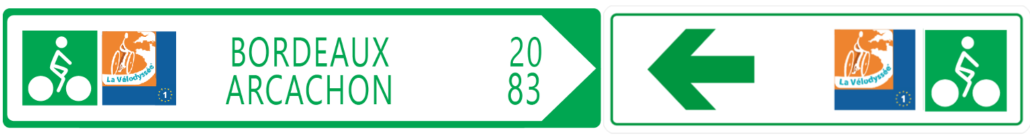 Signalisation Vélodyssée