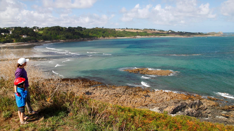 Vue sur la mer - Bretagne en tandem