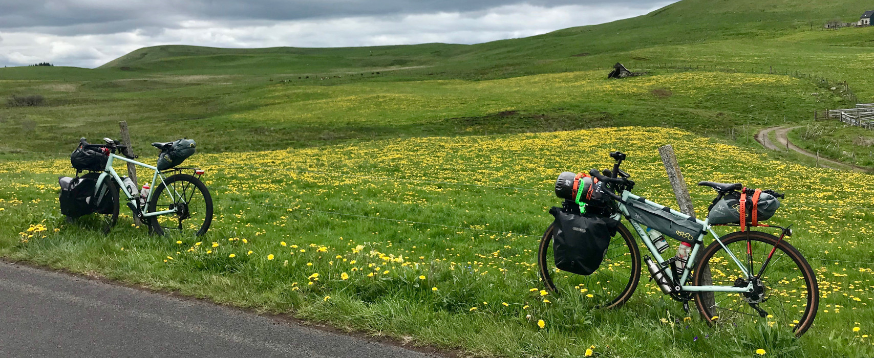 La GTMC en gravel équipés bikepacking