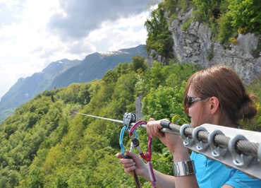 Parcours aventure du Fort de Tamié