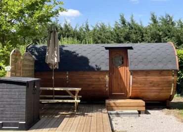 Bungalow toilé et chalets/tonneaux Les Nières