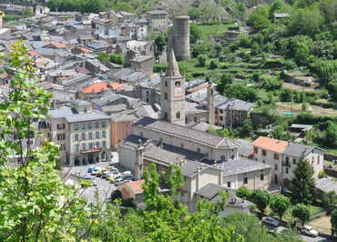 Vue du village de La Brigue