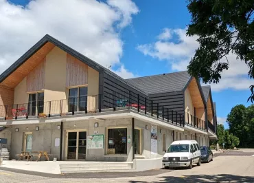 Le nouveau bâtiment d'accueil 