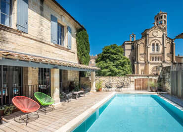 Terrasse avec piscine de Boutique