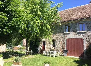 Vue arrivée gîte - Façade Sud