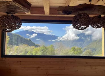 vu sur les montagnes