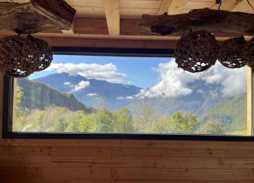 vu sur les montagnes