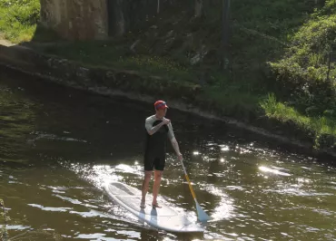 Pratique du Paddle et location de vélos à la Base Activital de Baye