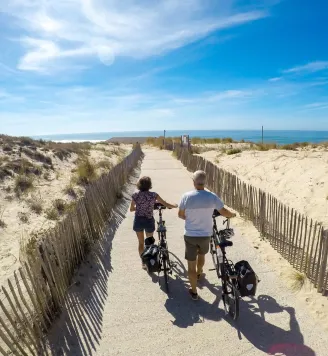 Sur le Tour de Gironde à vélo