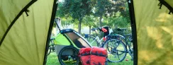 Tente et voyage à vélo