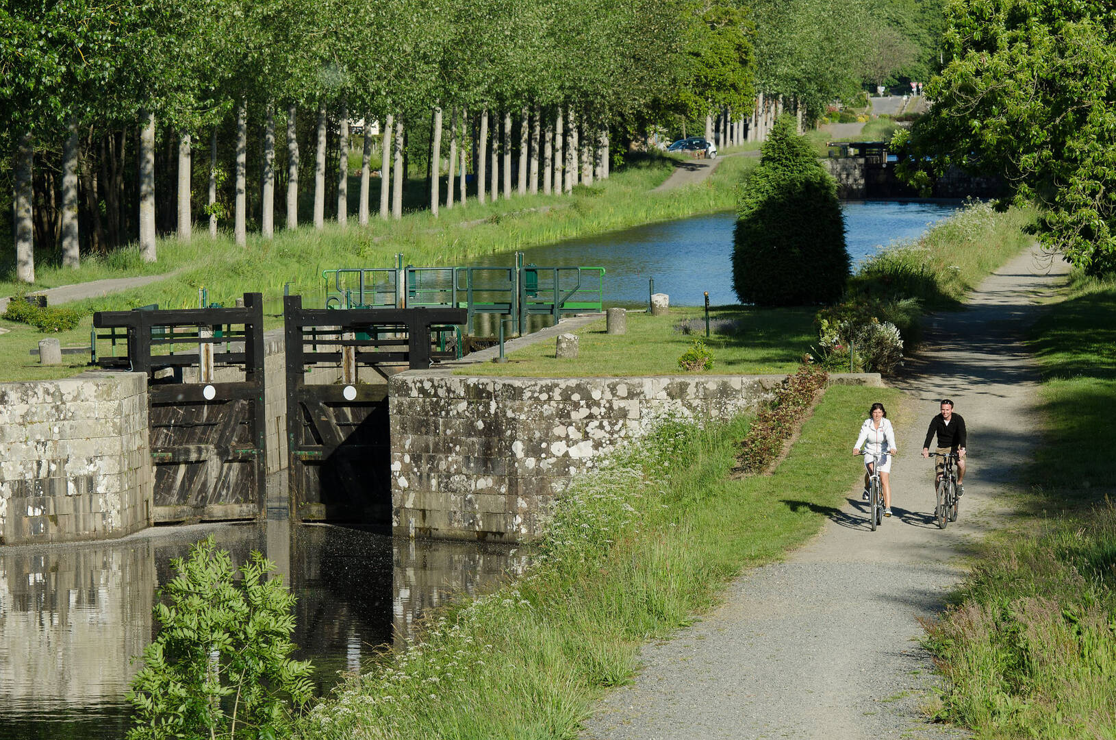 Voie verte du canal d'Ille et Rance : Evran / Montreuil-sur-Ille - Bretagne  à vélo