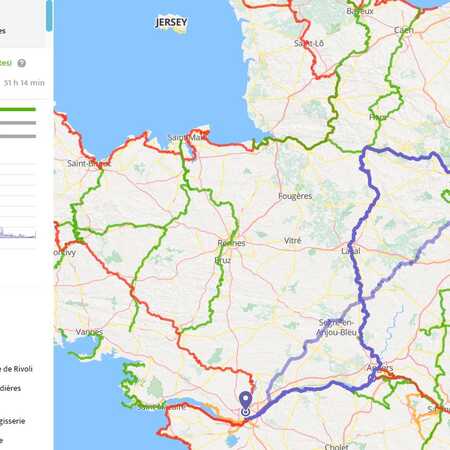 France vélo online tourisme carte