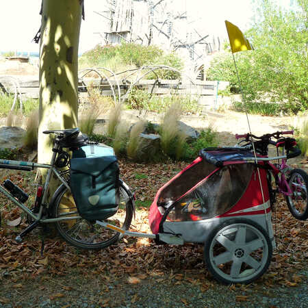 Sacoches porte-bagages de voyages à vélo