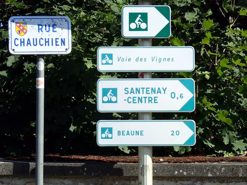 Panneaux voie des vignes