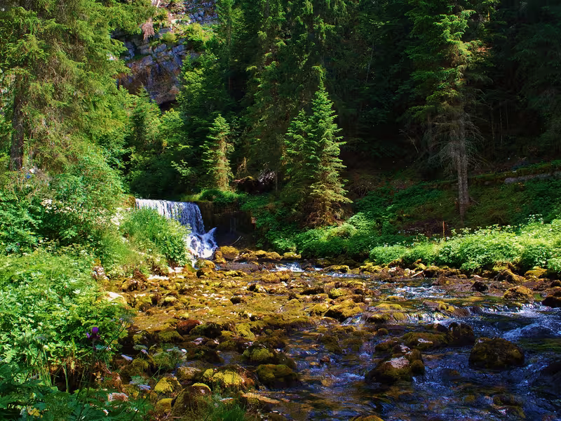 La source du Doubs à Mouthe