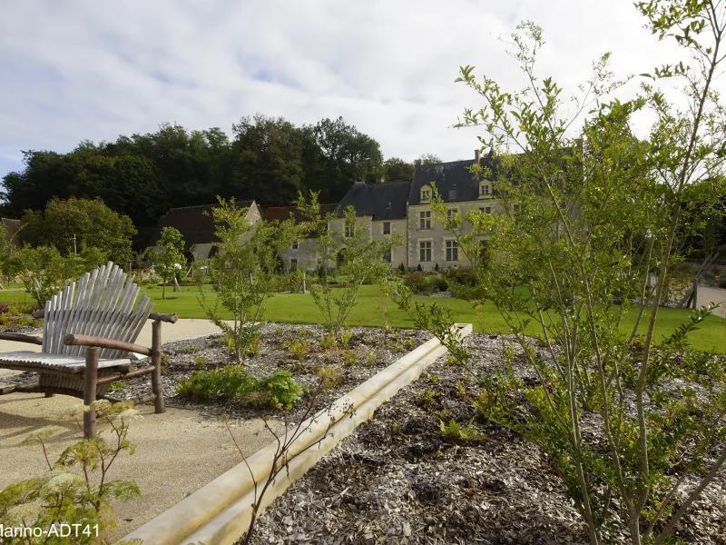 Jardins du Manoir de la Poissonnière à Couture-sur-Le-Loir