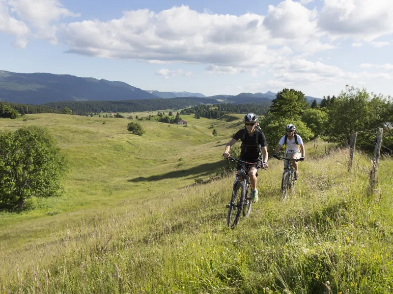 Haut-de-Combe à VTT