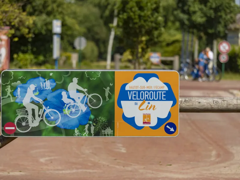 Signalétique de la Véloroute du Lin