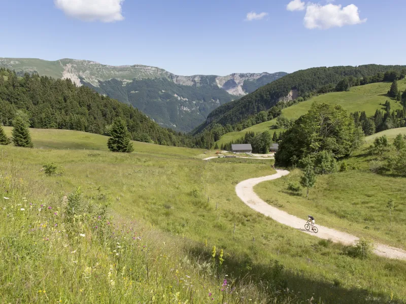 La Borne au Lion à VTT
