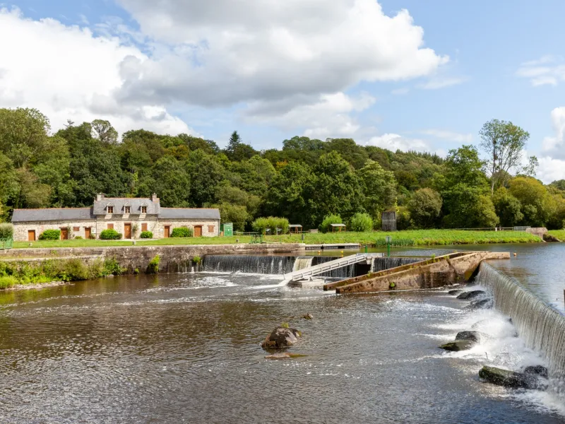 Le canal et l'Aulne vers Chateaulin