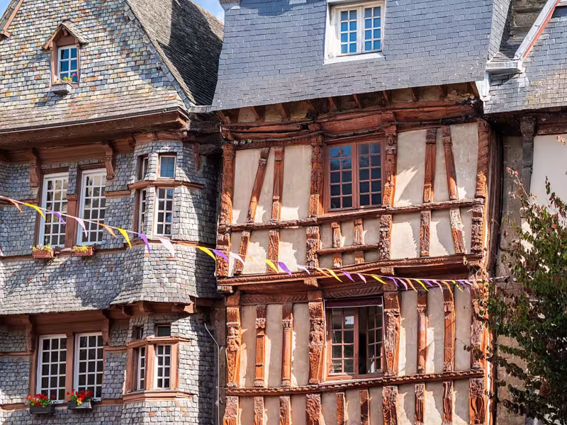 Lannion et ses maisons à colombage