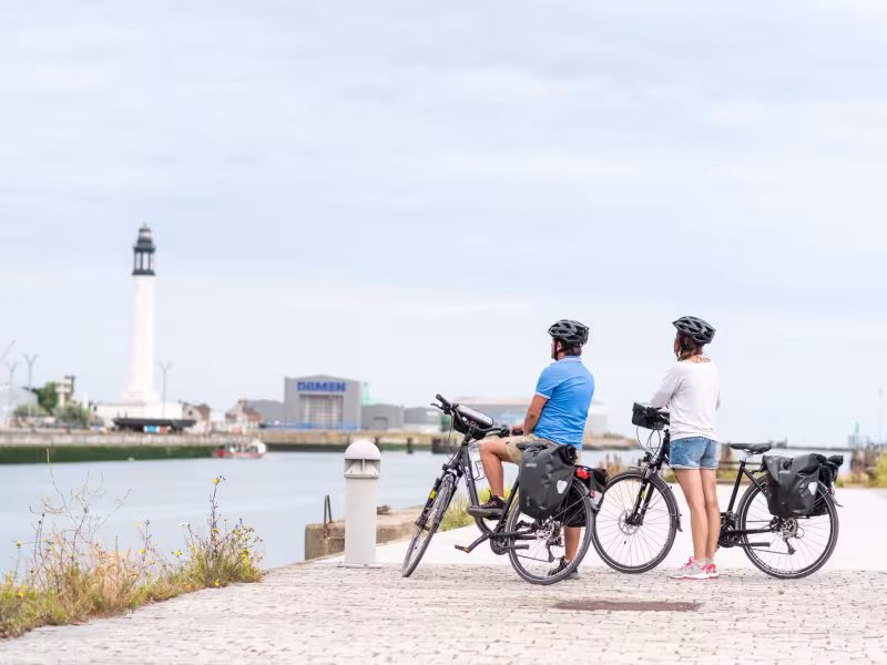 Dunkerque à vélo sur La Vélomaritime