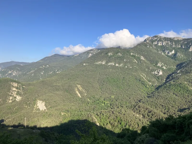 Paysage sur le GT des Préalpes d'Azur