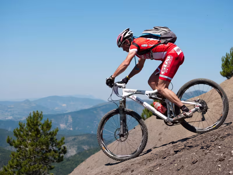 Descente technique à VTT