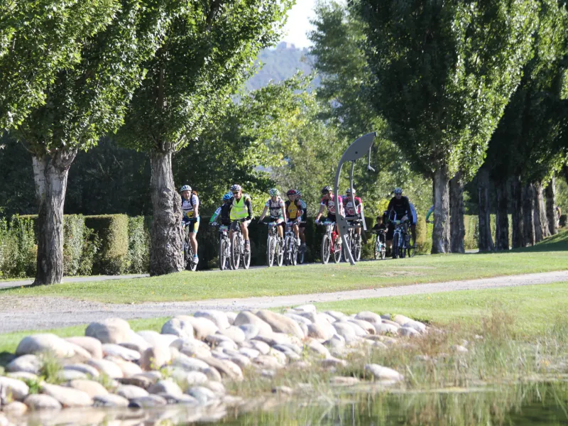 Aux abords de la Bléone sur la Grande Traversée L'Alpes Provence