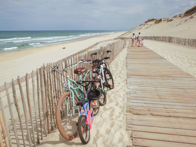 Boucle - tour du lac de Carcans en Gironde