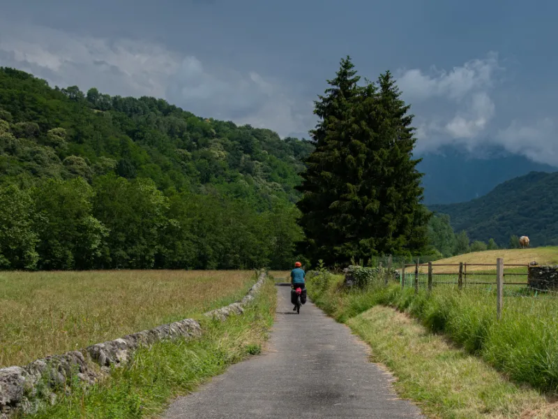 Petites routes à vélo sur La Vélosud