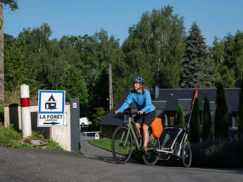 Arrivée au camping de Lourdes - La Vélosud