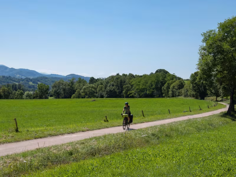 Voie verte vélo entre Saint-Girons et Foix