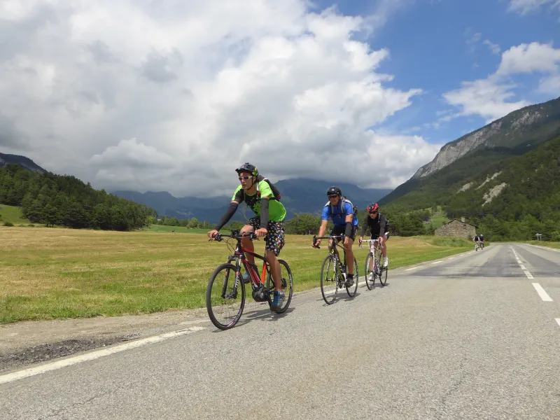 Descente de la vallée de la Maurienne entre Val Cenis et Modane