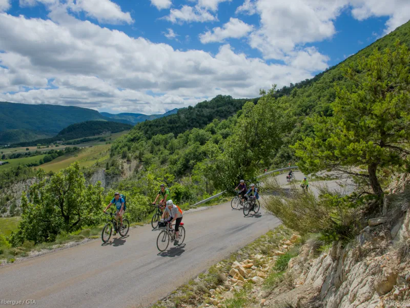 En grimpant le Col Saint Jean