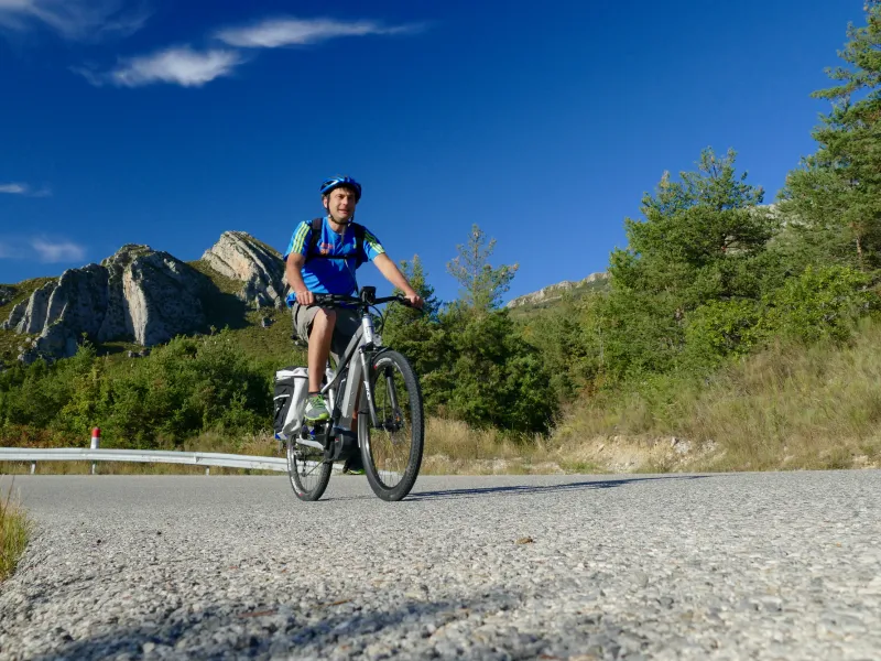 En montant le col de Saint-Barnabé vers Demandolx