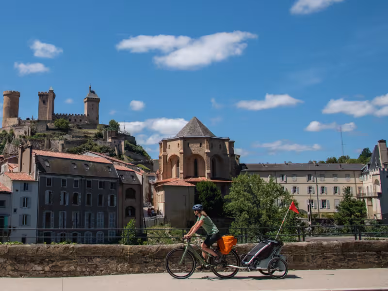 Découverte de Foix à vélo