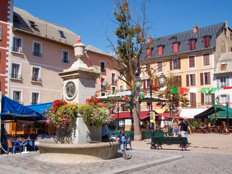La charmante et colorée ville de Barcelonnette
