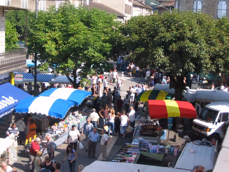 Le marché de Maurs