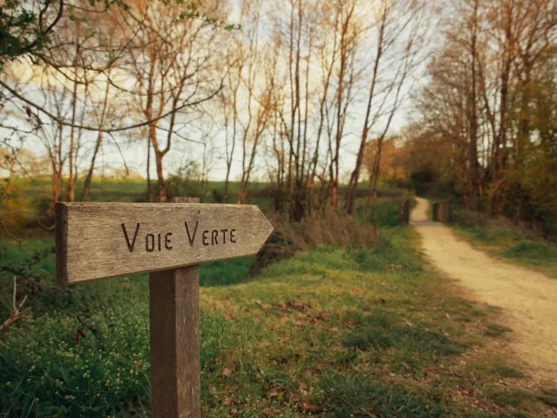 Voie verte vélo à Nueil-les-Aubiers