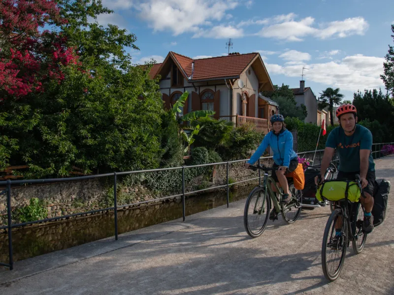 Visite de Pamiers à vélo