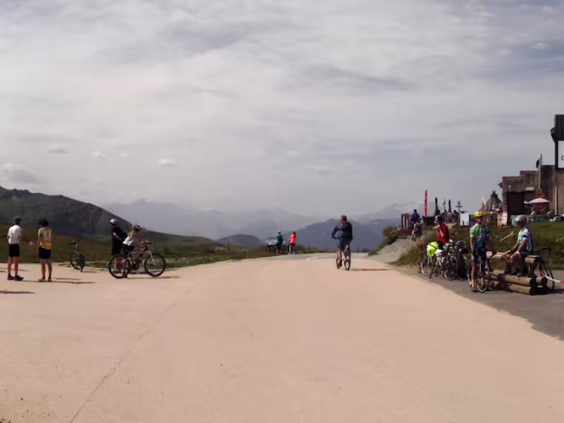 Passage au col de la Madeleine