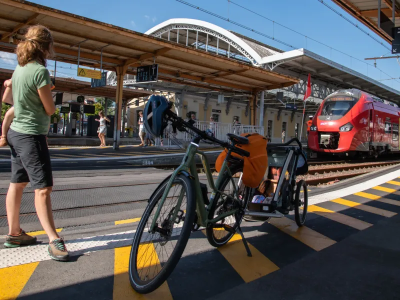 Gare de Lourdes - accès Vélosud train et vélo